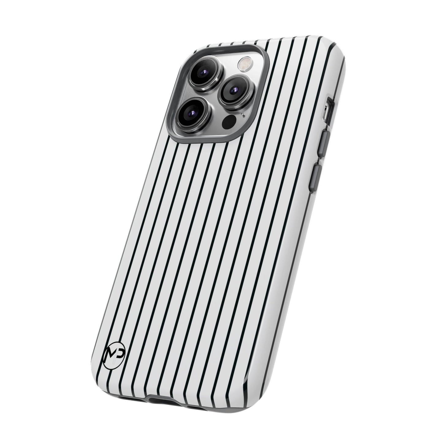 Striped Tough Phone Case — Slim Protective iPhone Cover