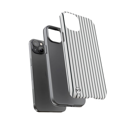 Striped Tough Phone Case — Slim Protective iPhone Cover