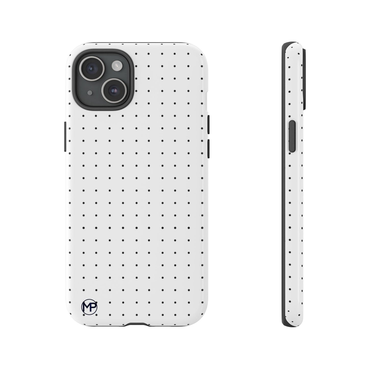White Mini Polka-Dot Dot Tough Phone Case