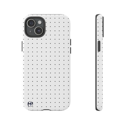 White Mini Polka-Dot Dot Tough Phone Case