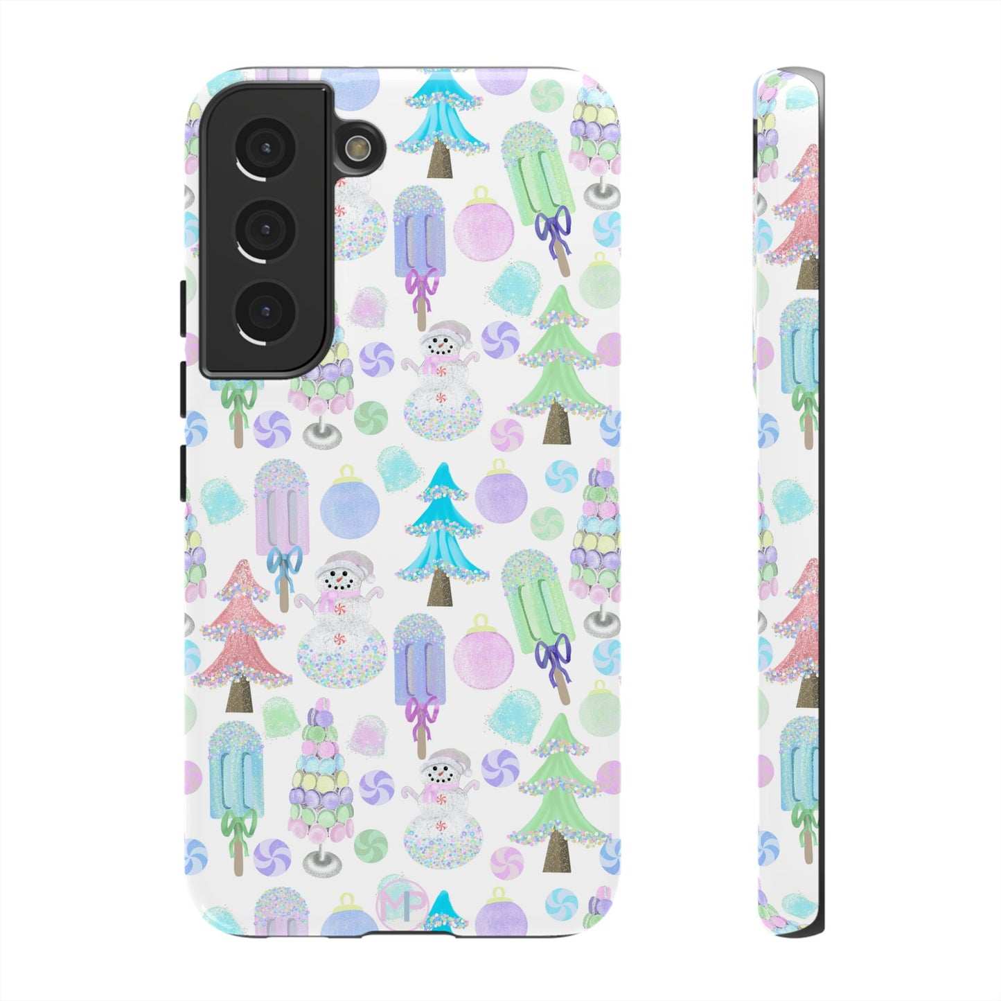 Cute Winter Phone Case, Festive Holiday Design, Tough Phone Cover, Winter Wonderland Case, Christmas Gift for Friends