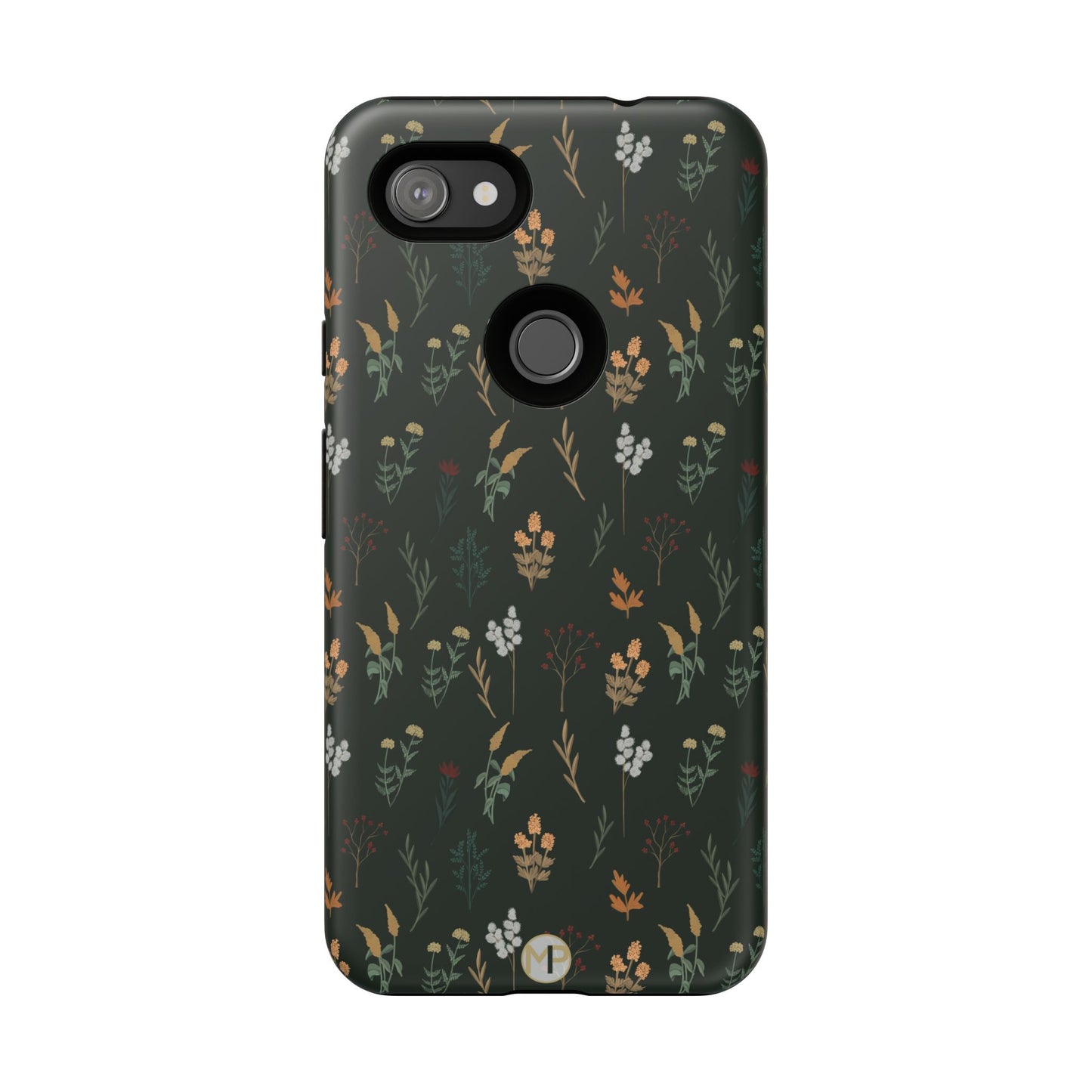 Pressed Floral Tough Phone Case - Durable Design for Nature Lovers