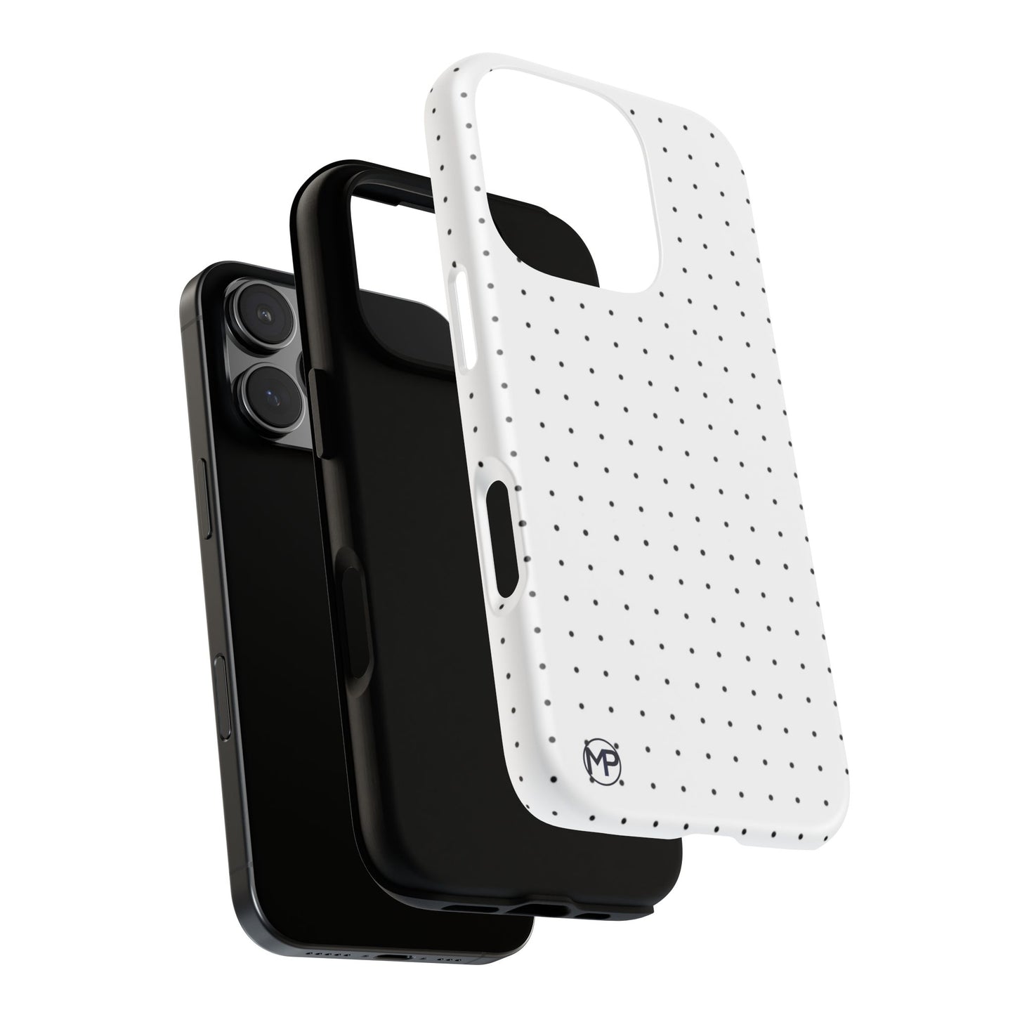 White Mini Polka-Dot Dot Tough Phone Case