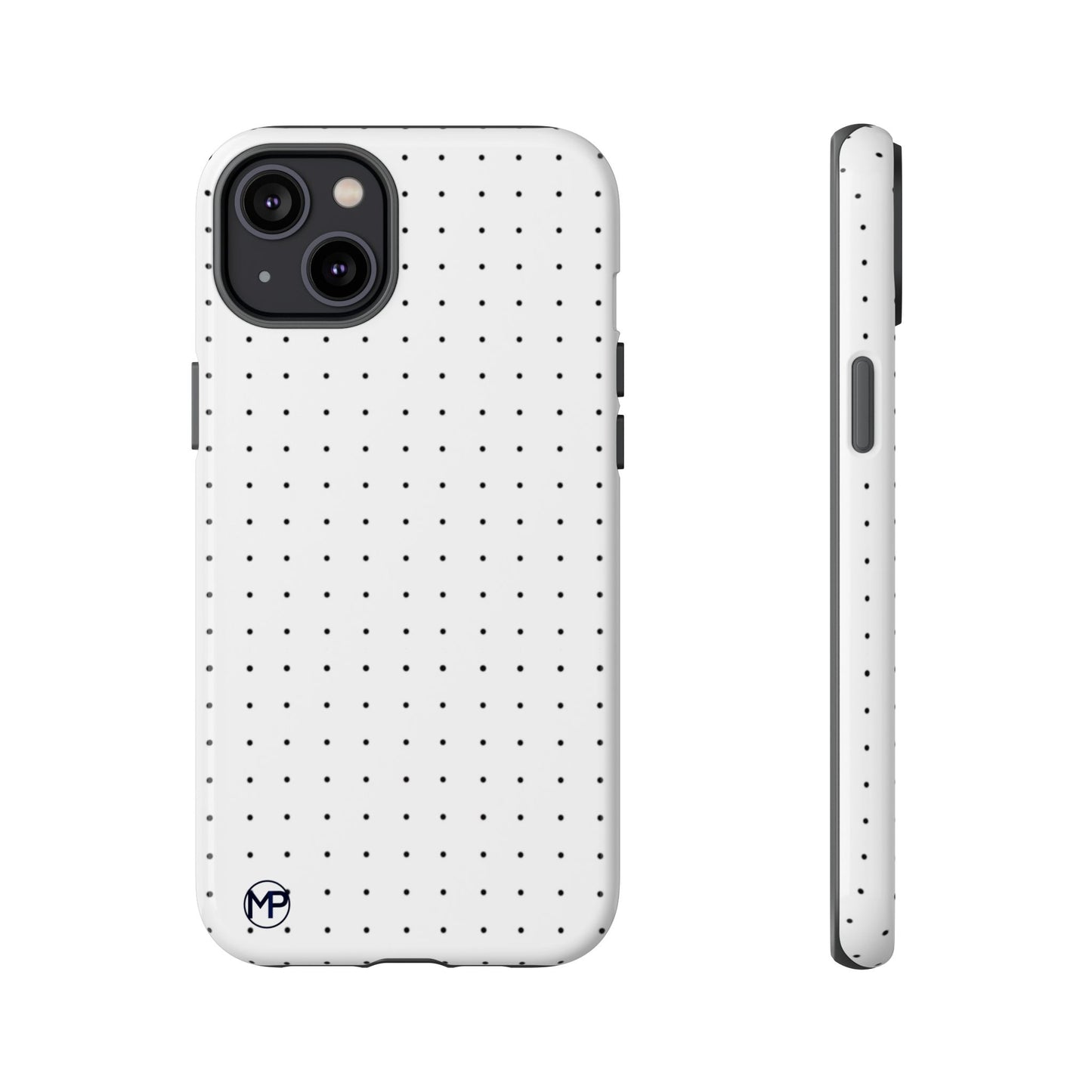 White Mini Polka-Dot Dot Tough Phone Case