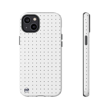 White Mini Polka-Dot Dot Tough Phone Case