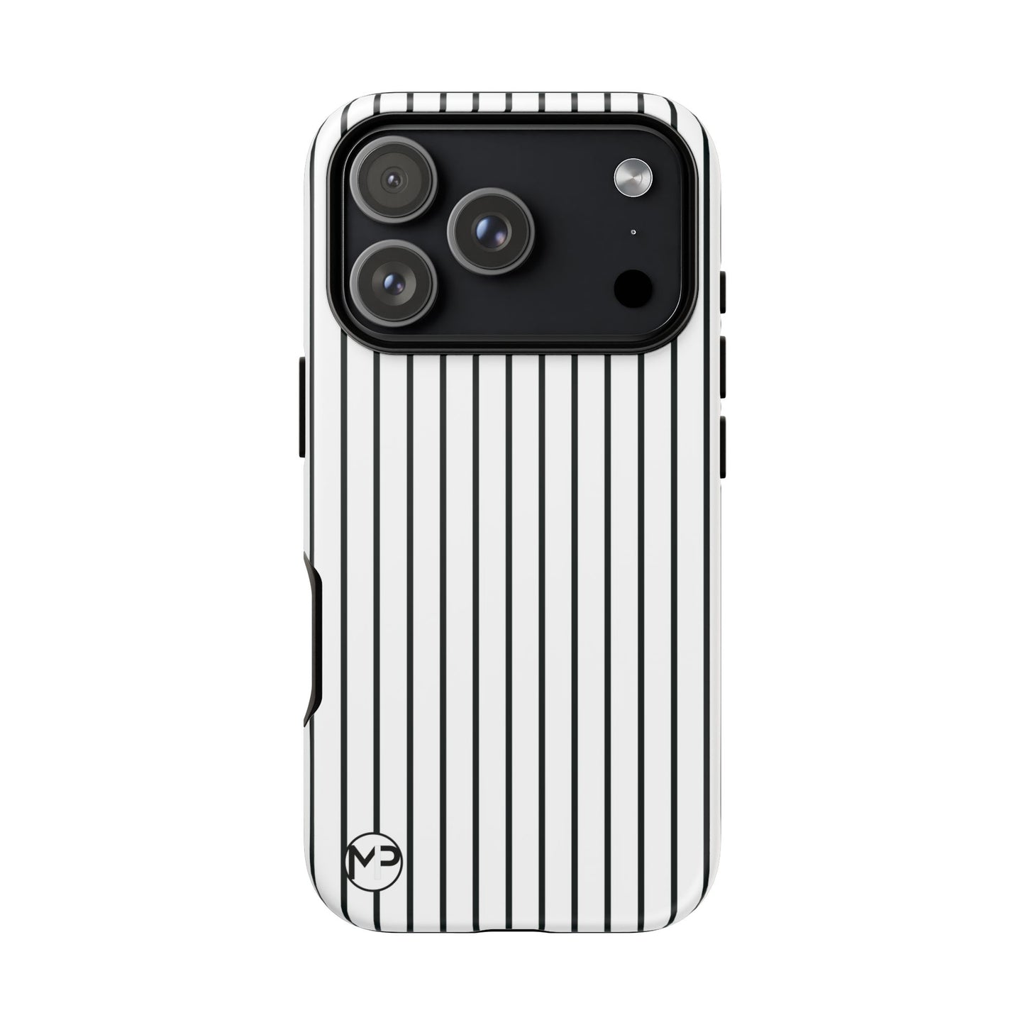 Striped Tough Phone Case — Slim Protective iPhone Cover