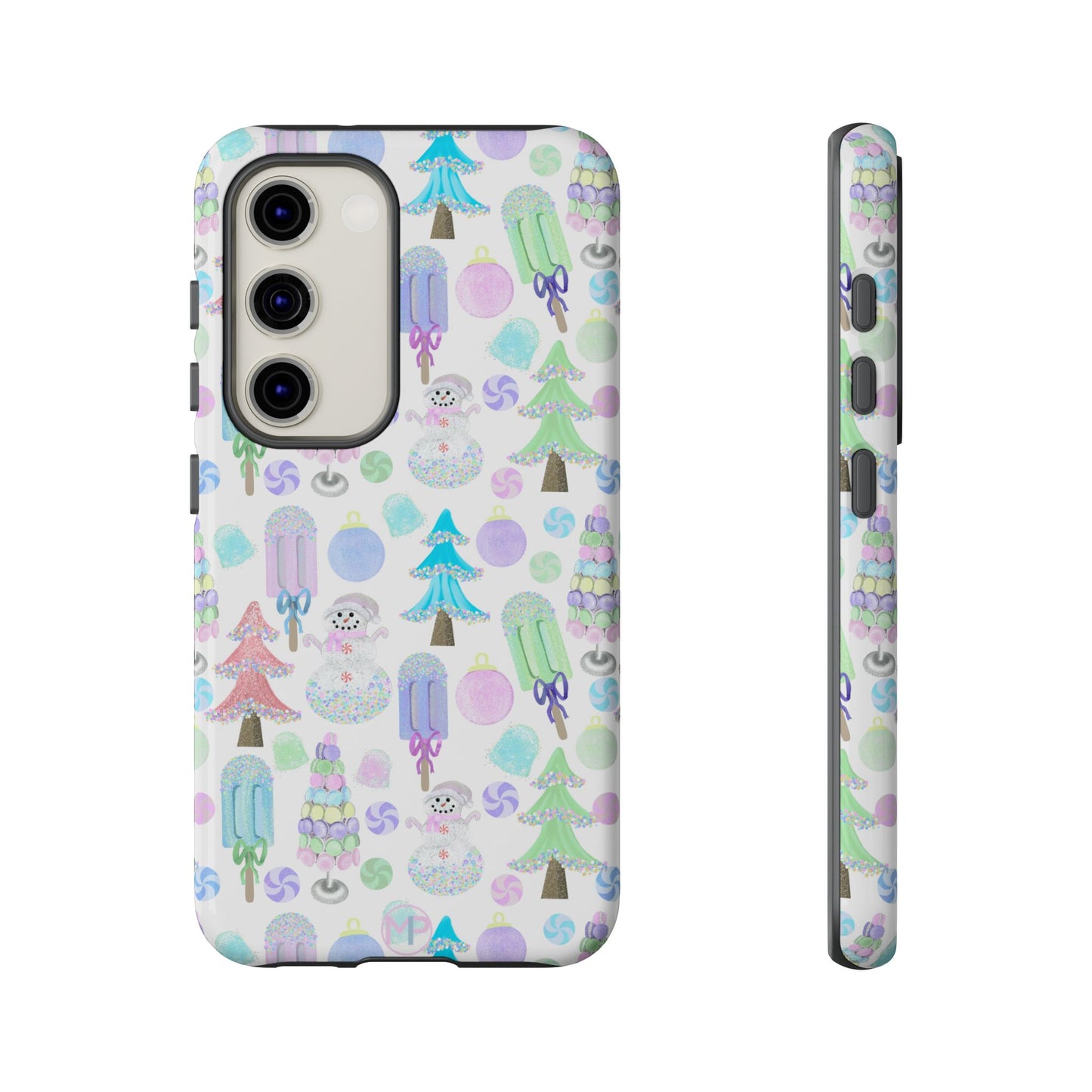 Cute Winter Phone Case, Festive Holiday Design, Tough Phone Cover, Winter Wonderland Case, Christmas Gift for Friends