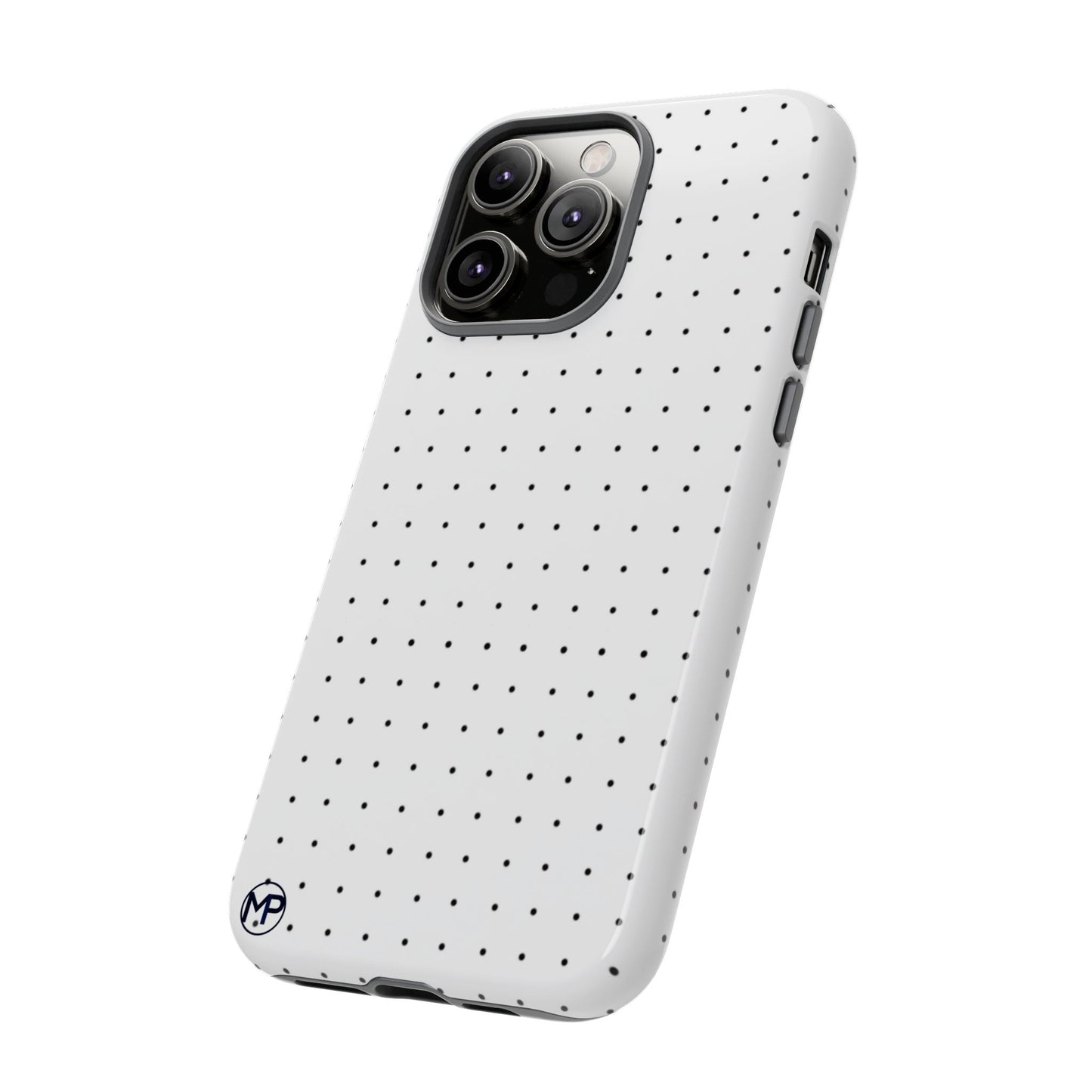 White Mini Polka-Dot Dot Tough Phone Case