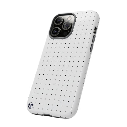 White Mini Polka-Dot Dot Tough Phone Case
