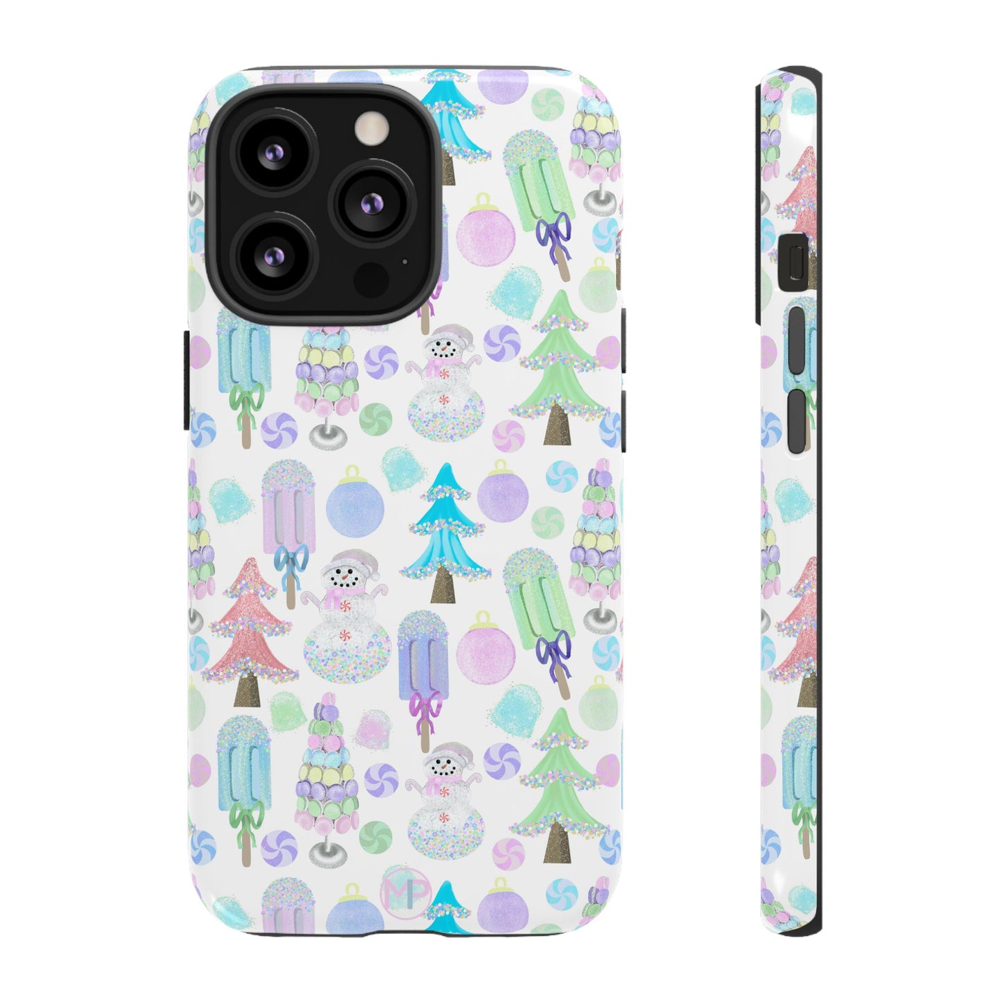 Cute Winter Phone Case, Festive Holiday Design, Tough Phone Cover, Winter Wonderland Case, Christmas Gift for Friends
