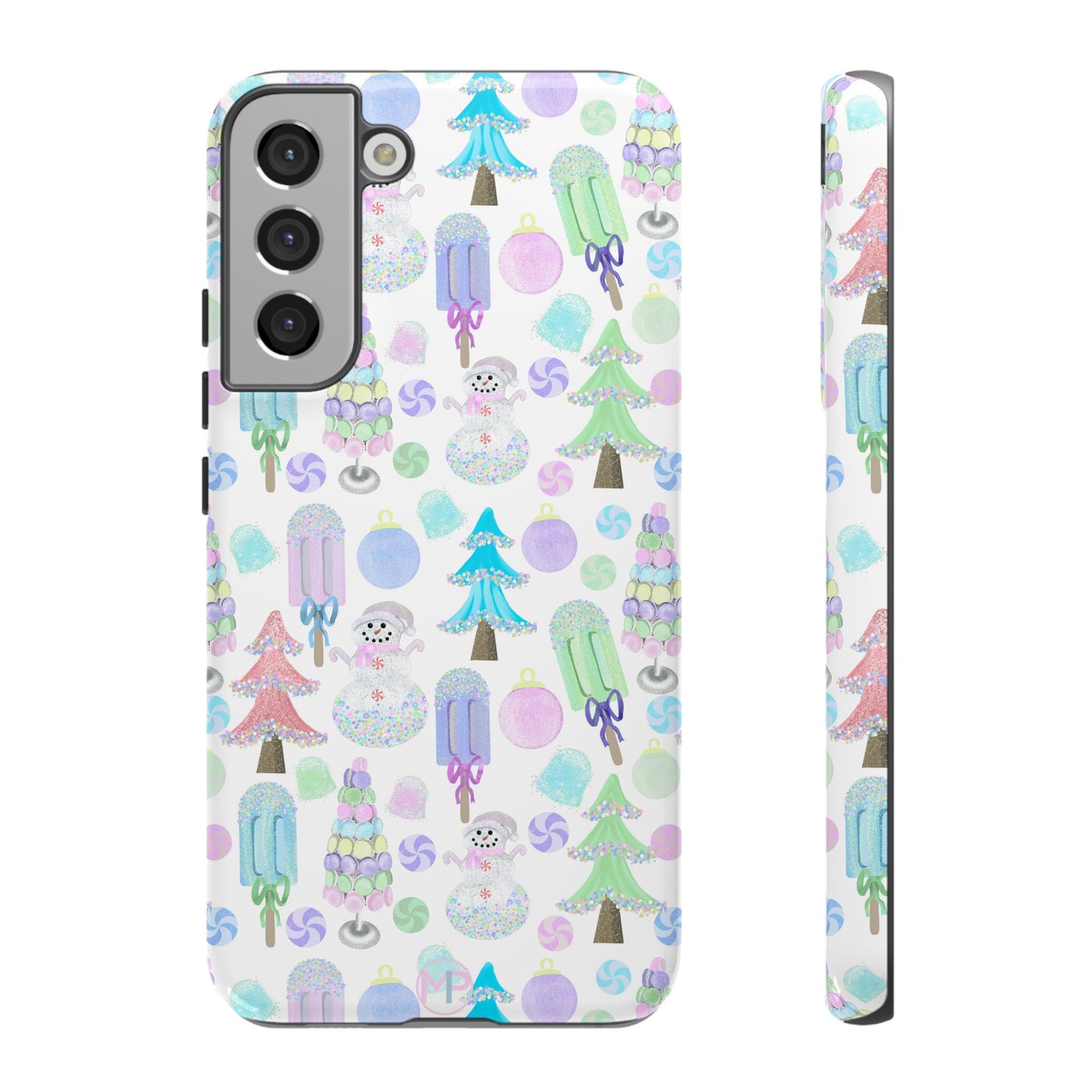 Cute Winter Phone Case, Festive Holiday Design, Tough Phone Cover, Winter Wonderland Case, Christmas Gift for Friends
