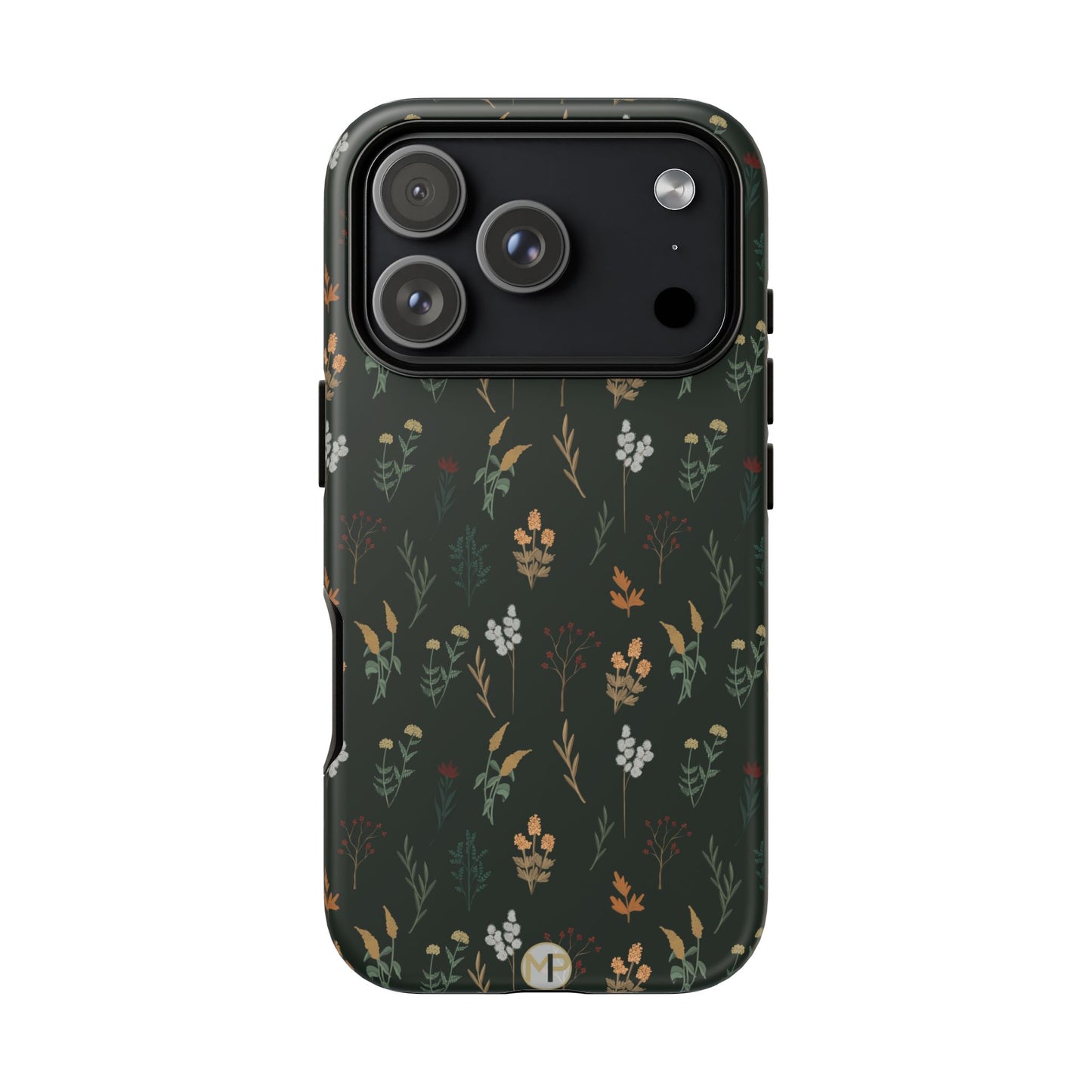 Pressed Floral Tough Phone Case - Durable Design for Nature Lovers