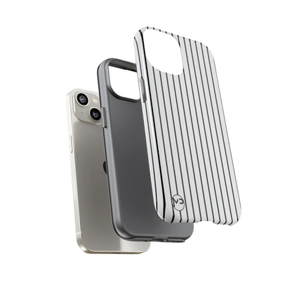Striped Tough Phone Case — Slim Protective iPhone Cover