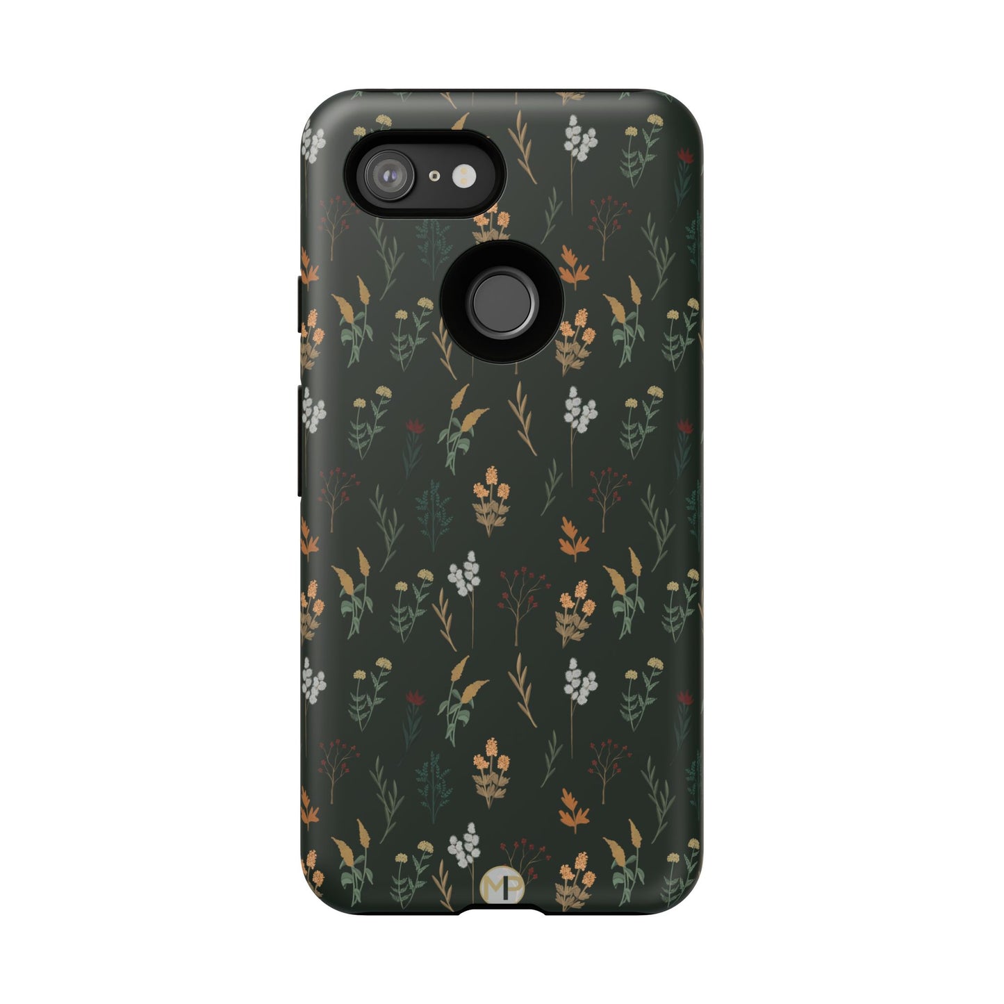 Pressed Floral Tough Phone Case - Durable Design for Nature Lovers