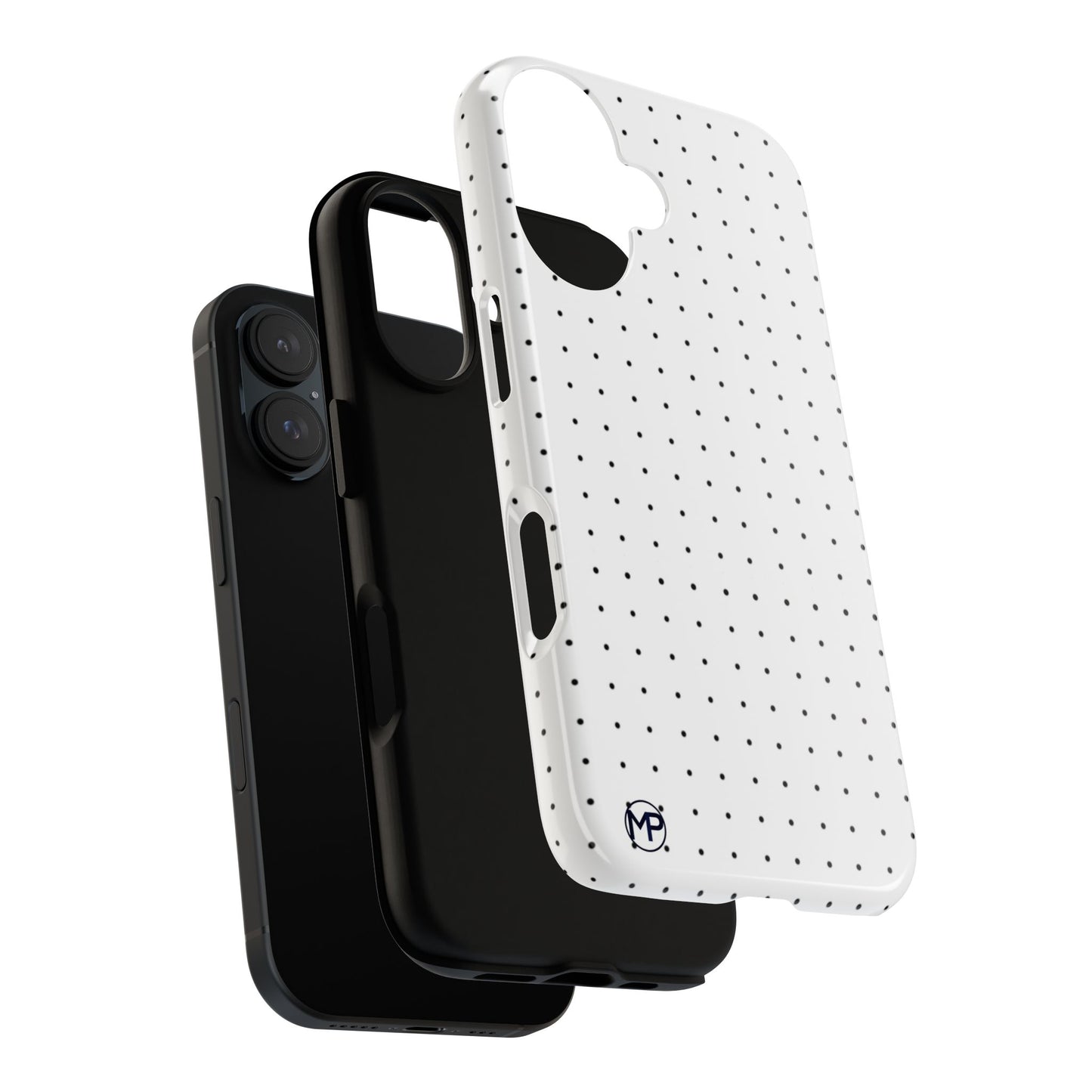 White Mini Polka-Dot Dot Tough Phone Case