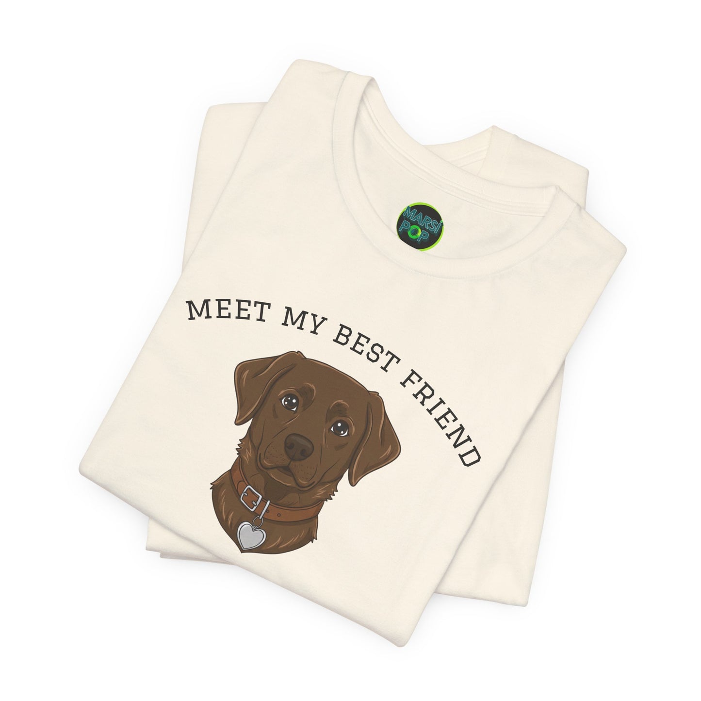 Chocolate Labrador Personalized Dog T-Shirt