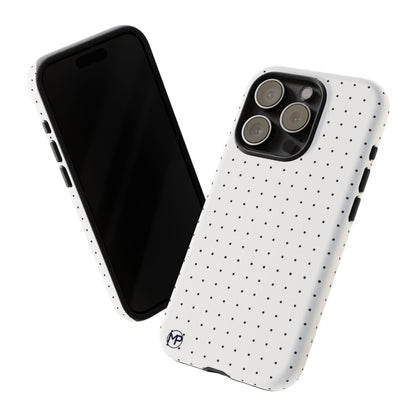 White Mini Polka-Dot Dot Tough Phone Case