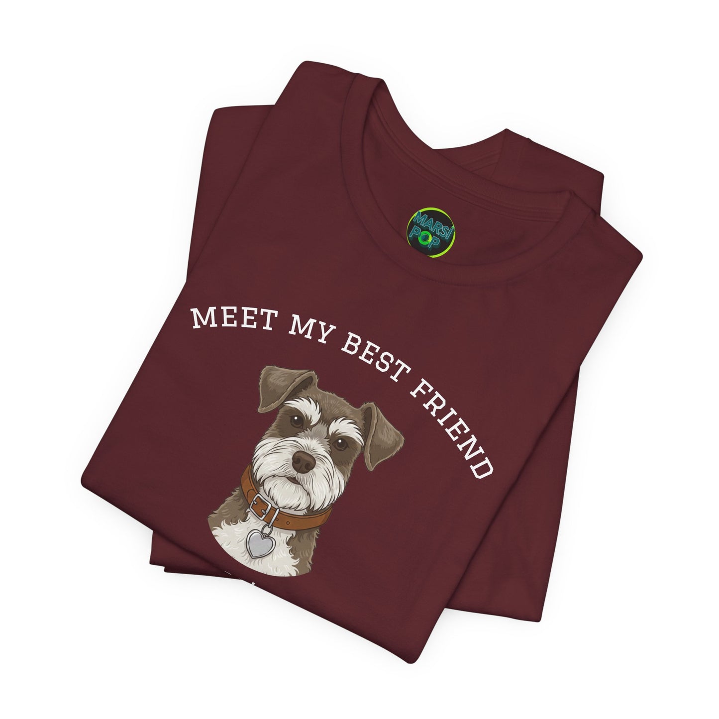 Teacup Schnauzer Personalized Dog T-Shirt