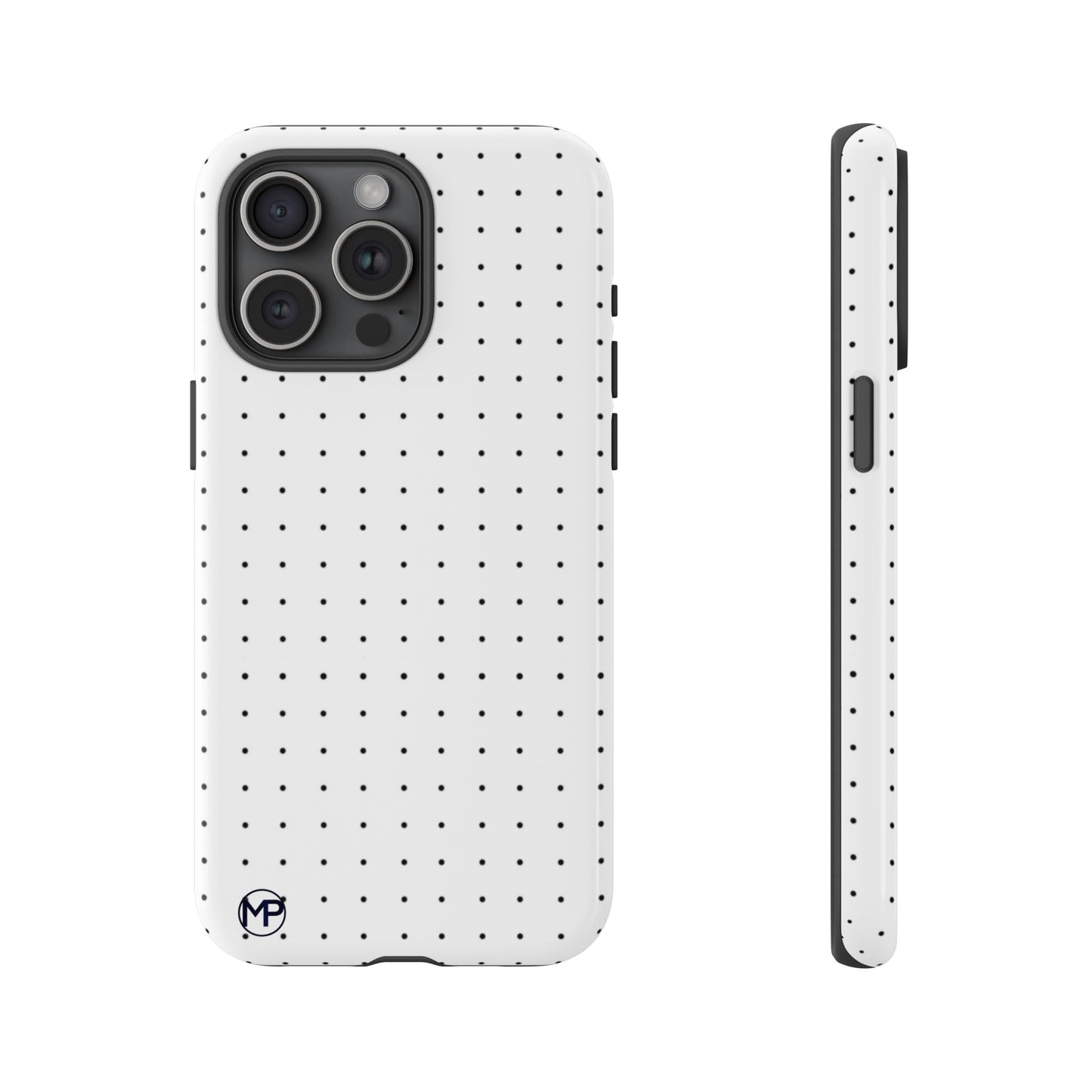 White Mini Polka-Dot Dot Tough Phone Case