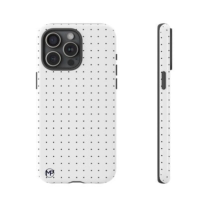 White Mini Polka-Dot Dot Tough Phone Case