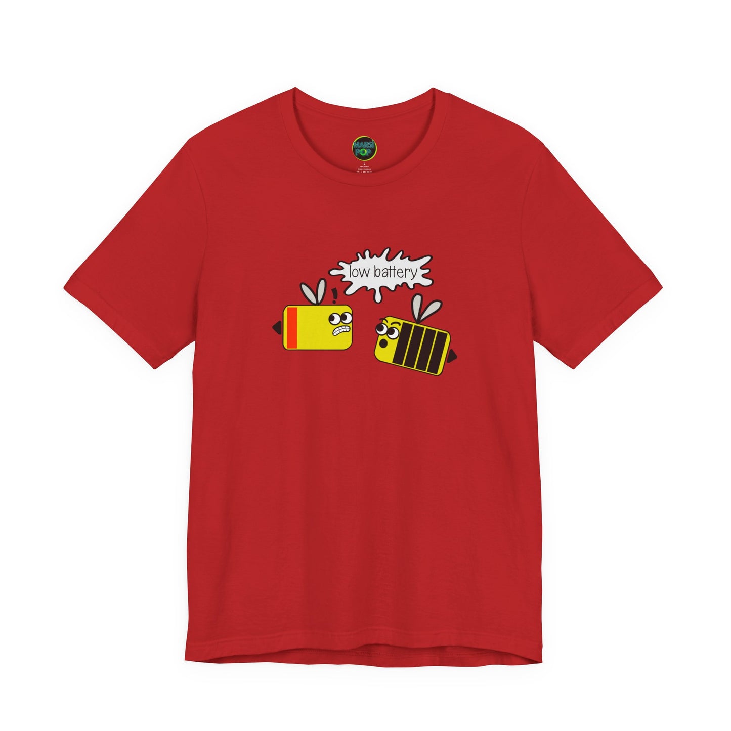 Low Battery Cute Bee T-Shirt