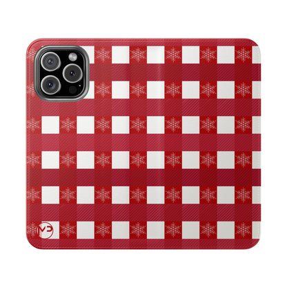 Red Buffalo Plaid Holiday Wallet Phone Case