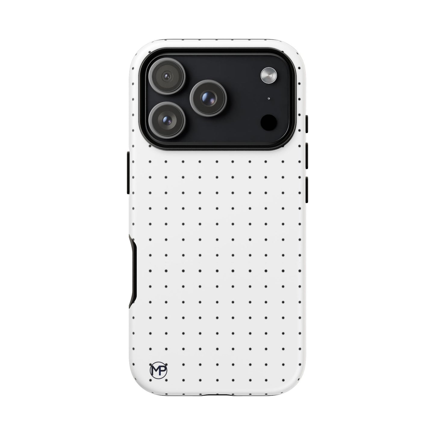 White Mini Polka-Dot Dot Tough Phone Case