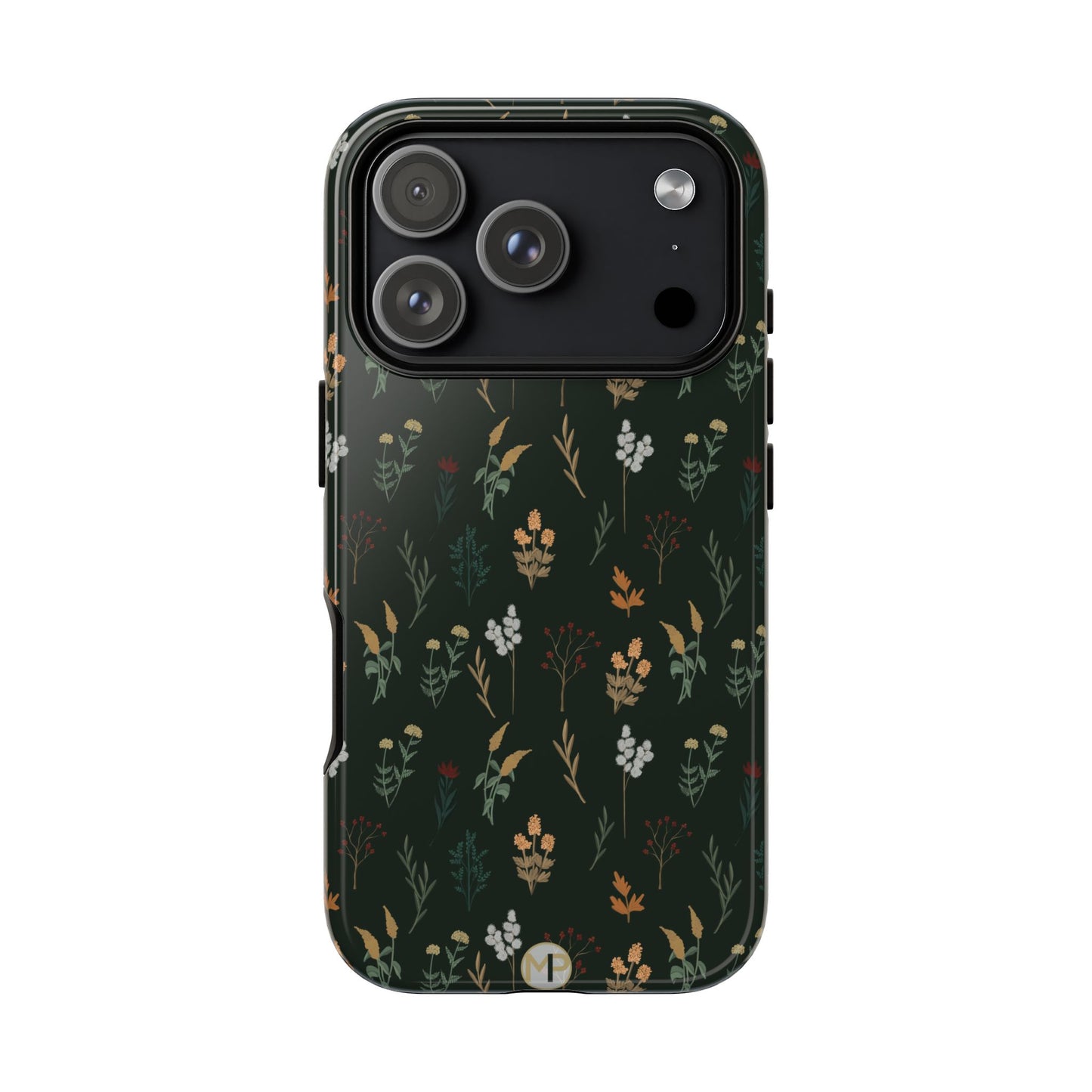 Pressed Floral Tough Phone Case - Durable Design for Nature Lovers