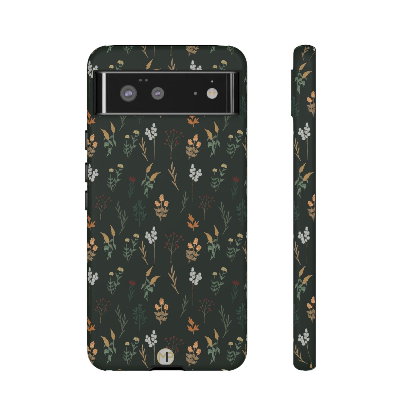 Pressed Floral Tough Phone Case - Durable Design for Nature Lovers
