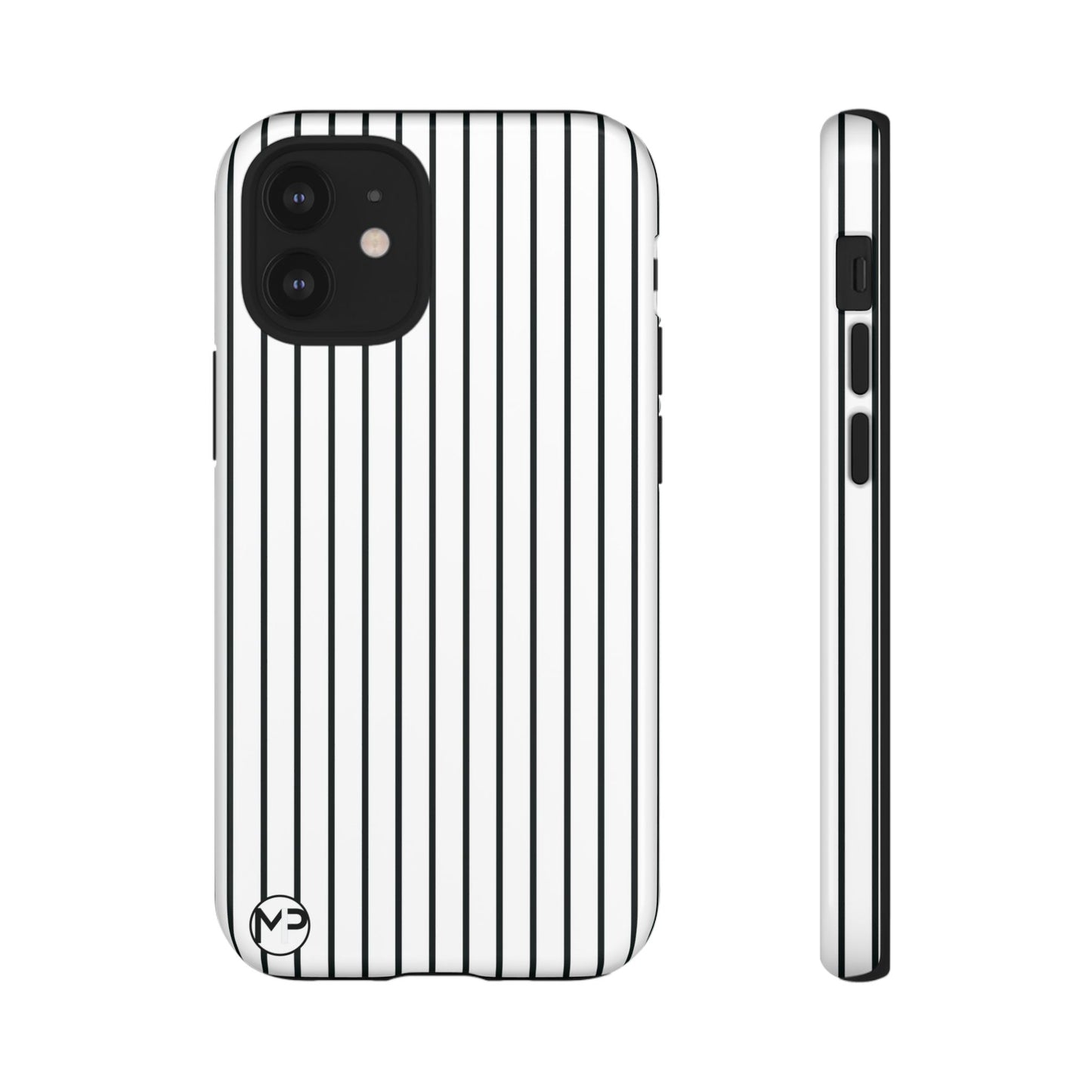 Striped Tough Phone Case — Slim Protective iPhone Cover