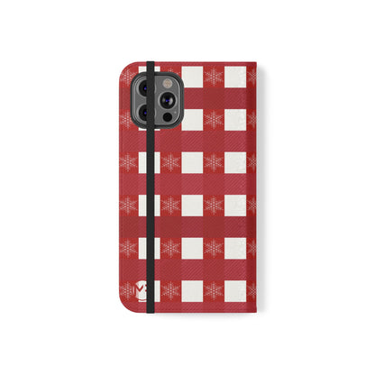 Red Buffalo Plaid Holiday Wallet Phone Case
