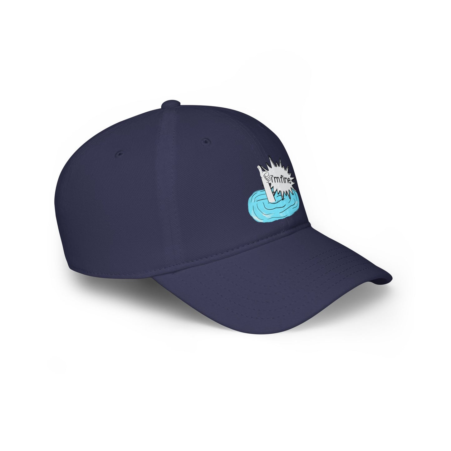 'I'm Fine' Drowning Graphic Hat