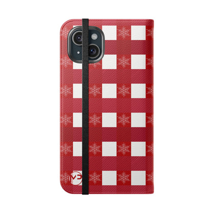 Red Buffalo Plaid Holiday Wallet Phone Case