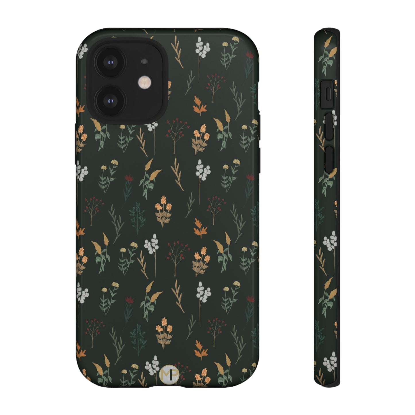 Pressed Floral Tough Phone Case - Durable Design for Nature Lovers