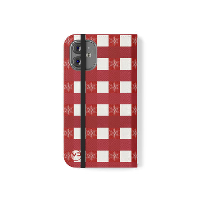 Red Buffalo Plaid Holiday Wallet Phone Case