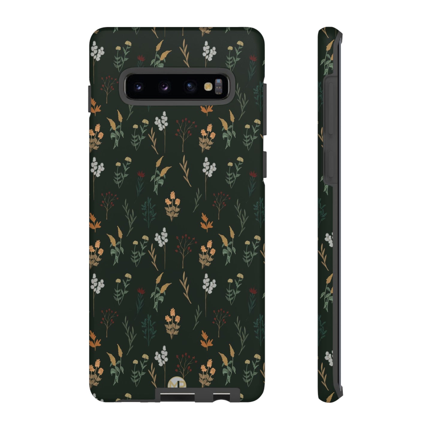 Pressed Floral Tough Phone Case - Durable Design for Nature Lovers