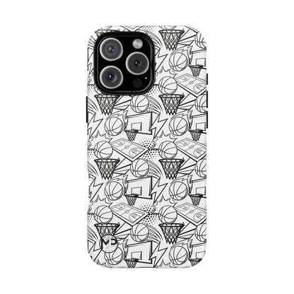 Basketball Doodle Tough Phone Case