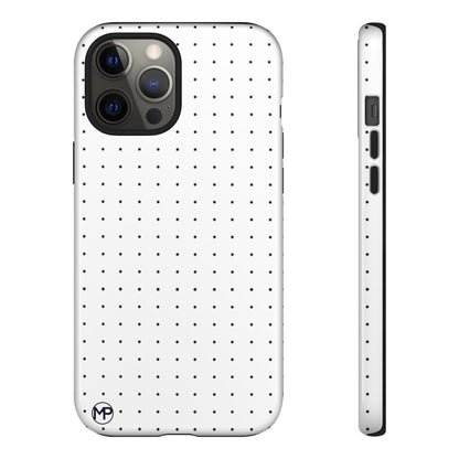 White Mini Polka-Dot Dot Tough Phone Case