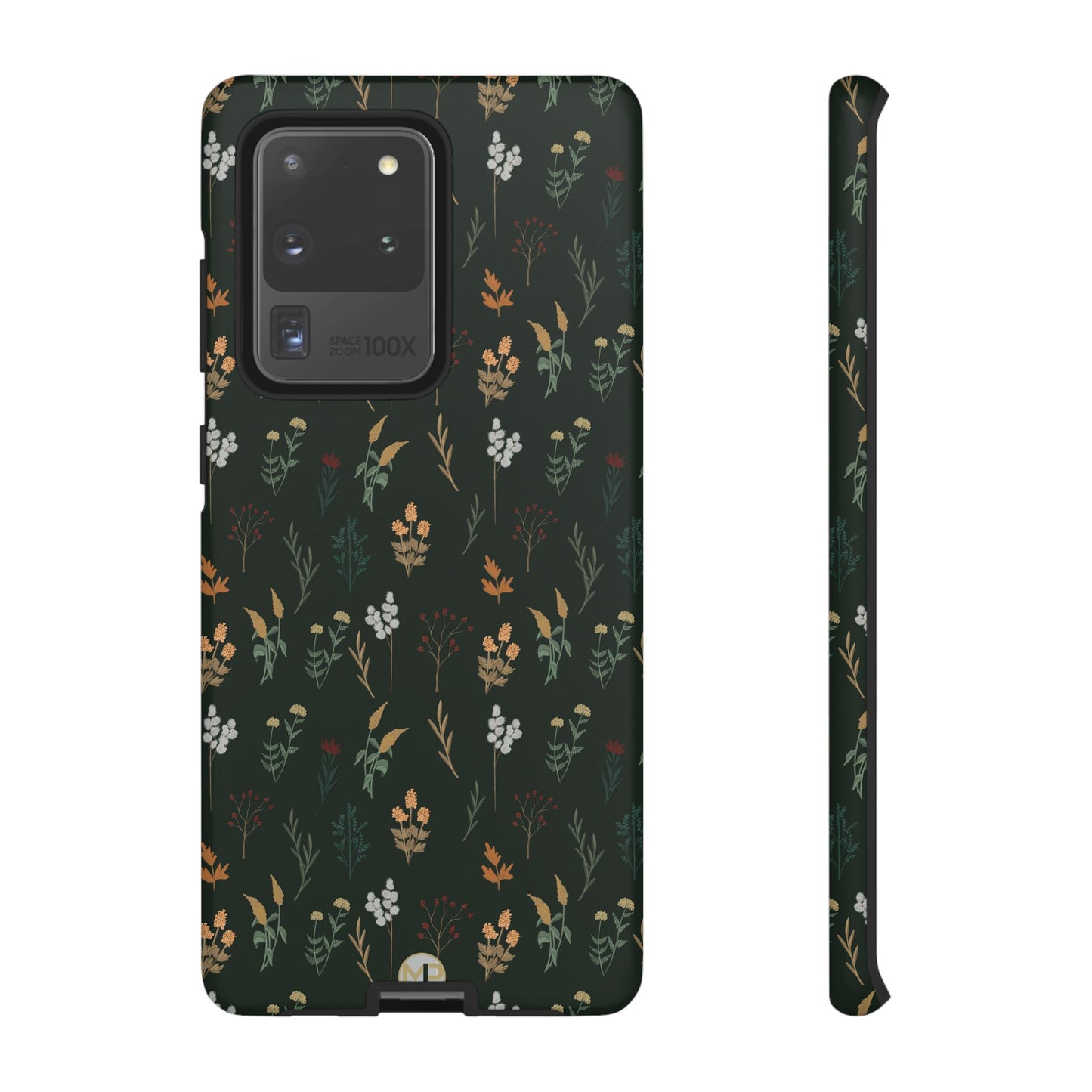Pressed Floral Tough Phone Case - Durable Design for Nature Lovers