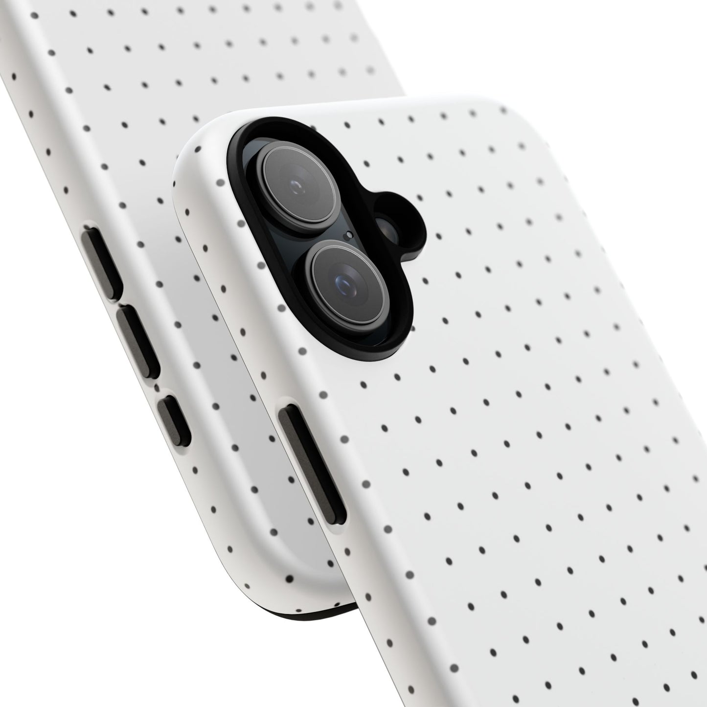 White Mini Polka-Dot Dot Tough Phone Case