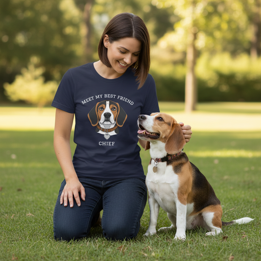 Beagle Personalized Dog T-Shirt