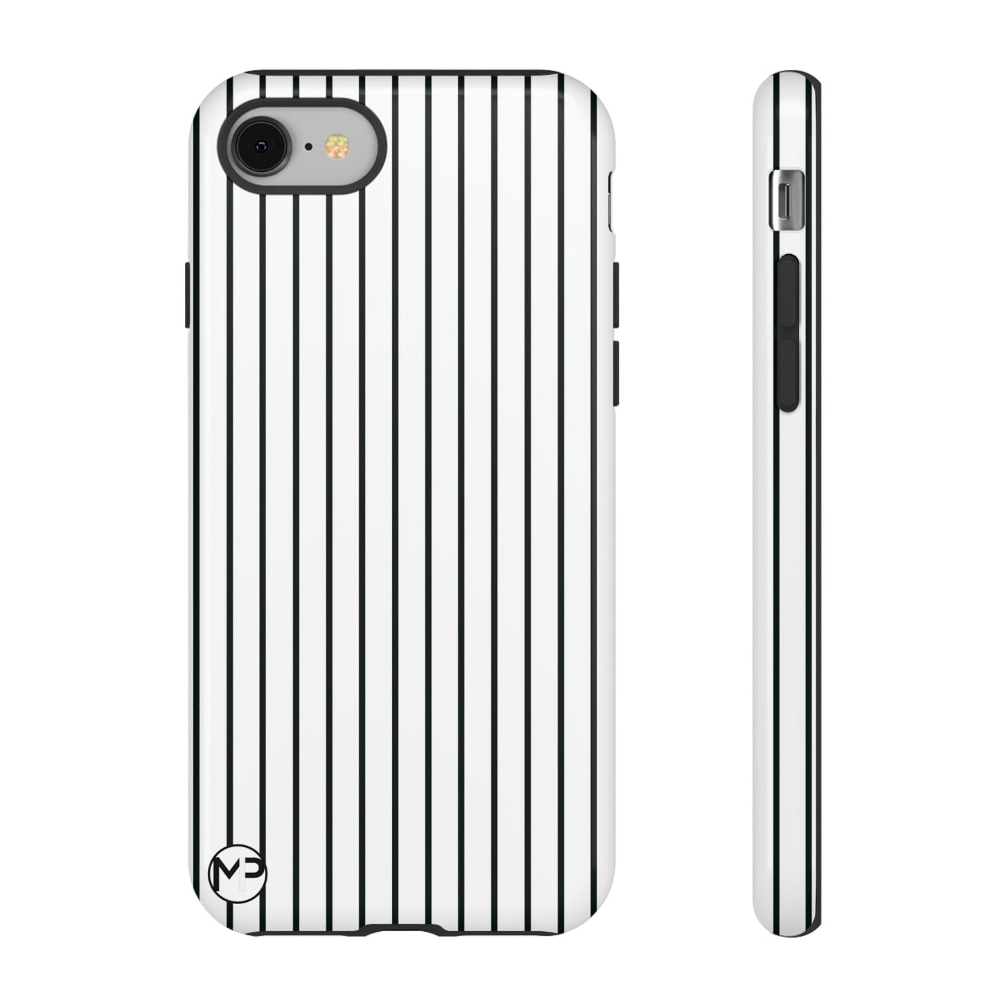 Striped Tough Phone Case — Slim Protective iPhone Cover