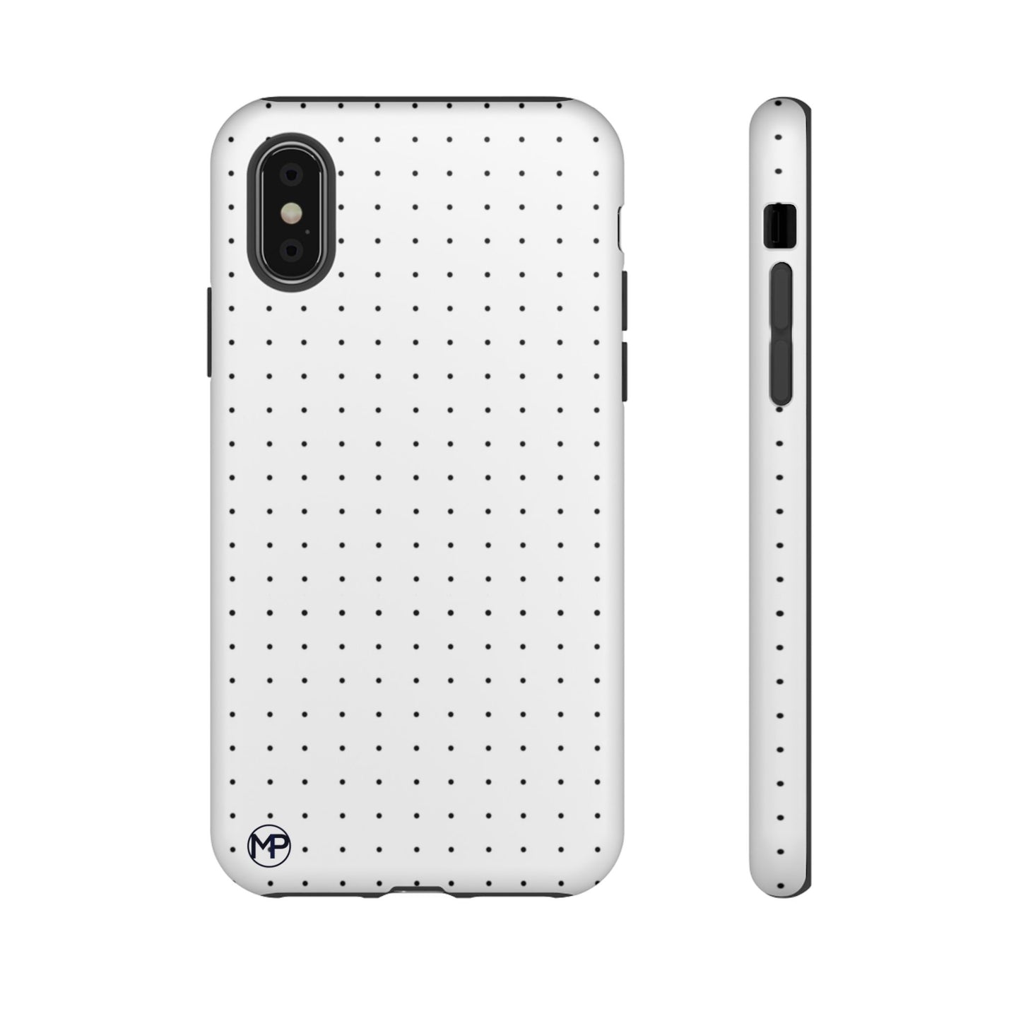 White Mini Polka-Dot Dot Tough Phone Case