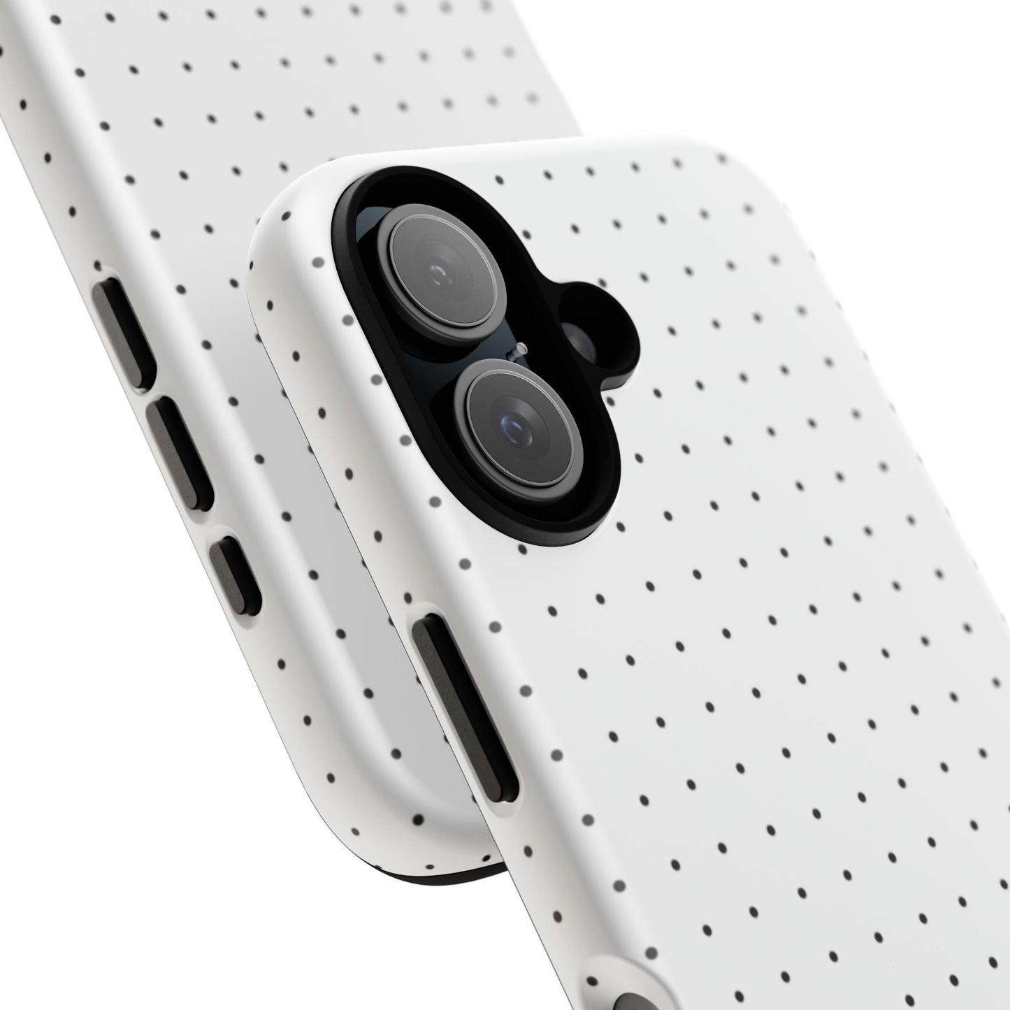 White Mini Polka-Dot Dot Tough Phone Case