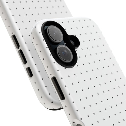 White Mini Polka-Dot Dot Tough Phone Case