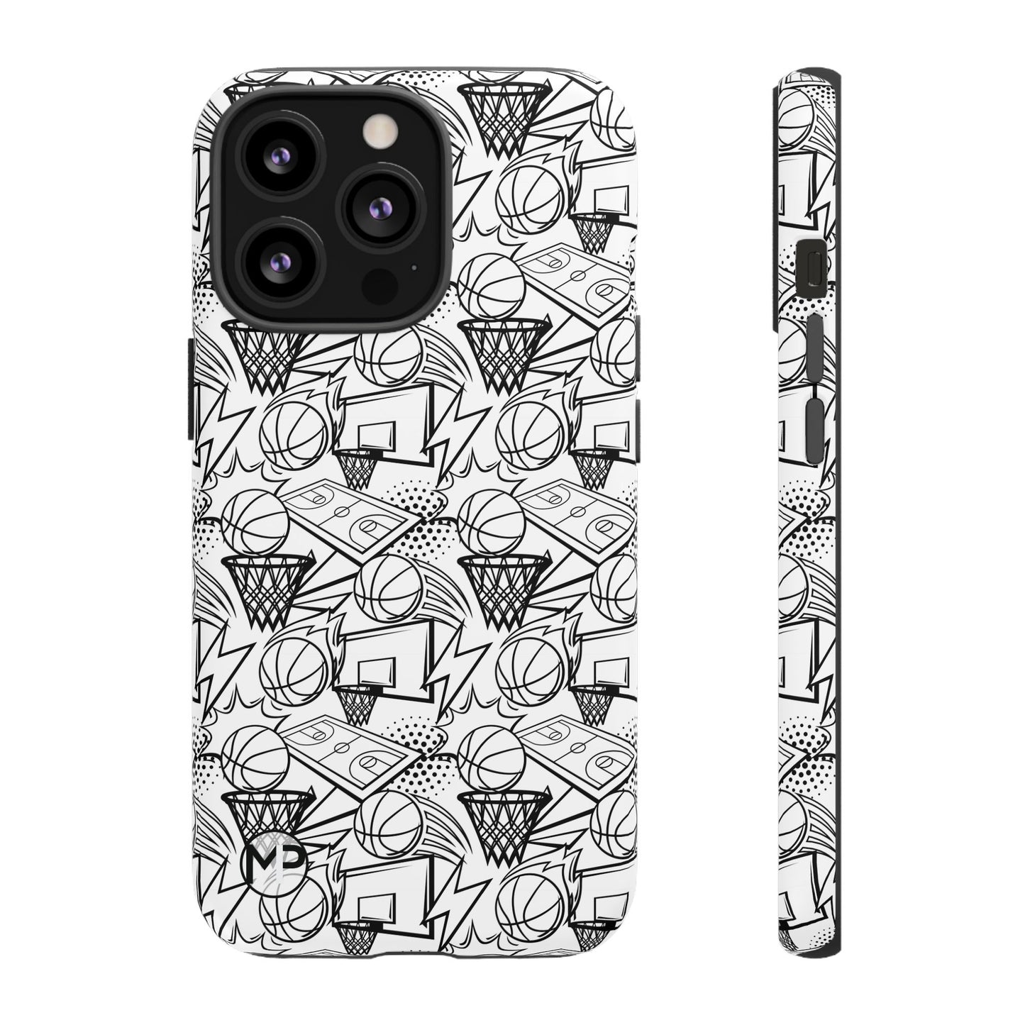 Basketball Doodle Tough Phone Case