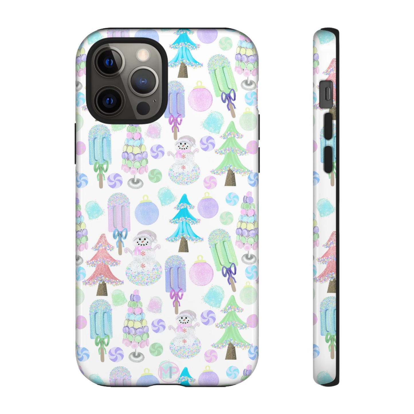 Cute Winter Phone Case, Festive Holiday Design, Tough Phone Cover, Winter Wonderland Case, Christmas Gift for Friends