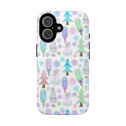 Cute Winter Phone Case, Festive Holiday Design, Tough Phone Cover, Winter Wonderland Case, Christmas Gift for Friends