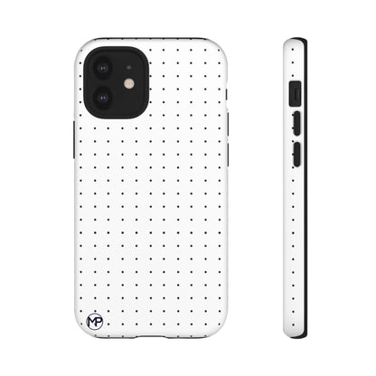 White Mini Polka-Dot Dot Tough Phone Case