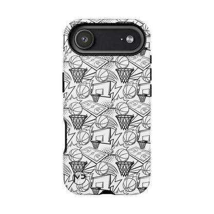 Basketball Doodle Tough Phone Case